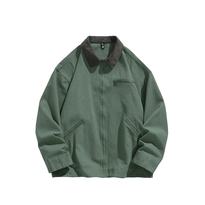 Casual transition jacket for men with sturdy high collar Lune London