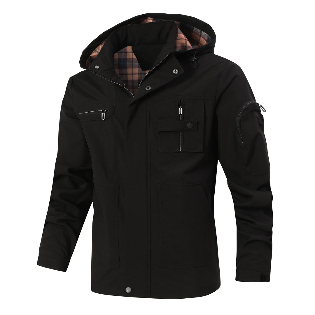 Veste de plein air polyvalente pour hommes avec poches pratiques Lune London