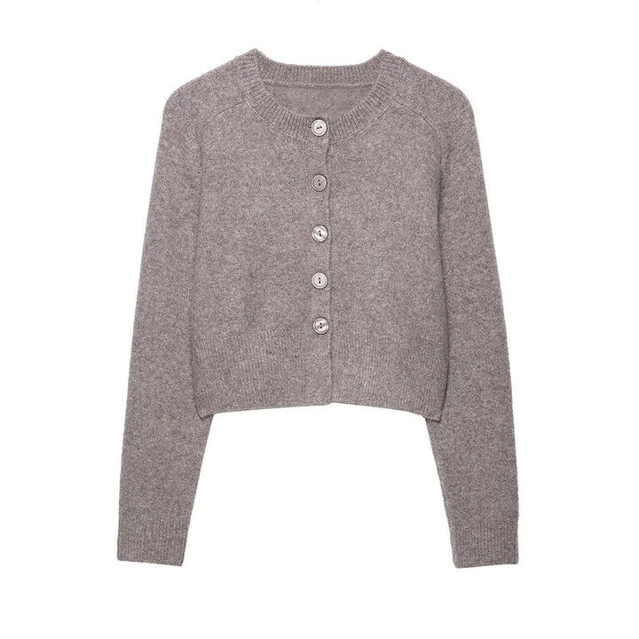 Ladies warm vest with decorative buttons Lune London