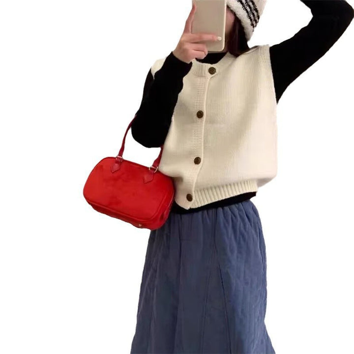 Gilet en tricot pour femmes avec design à boutons et coupe décontractée Chic & Stil