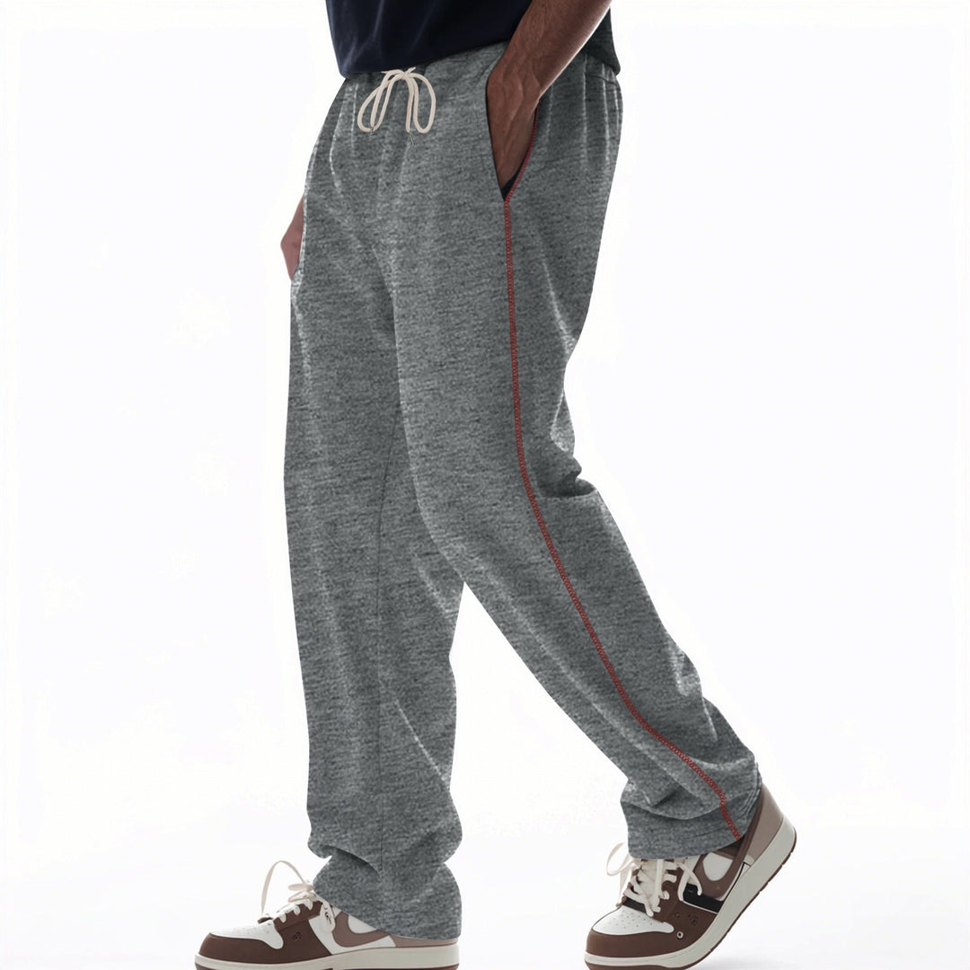 Men's Comfortable Jogging Pants with Zipper and Side Pockets Lune London