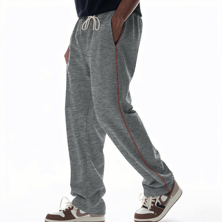 Men's Comfortable Jogging Pants with Zipper and Side Pockets Lune London