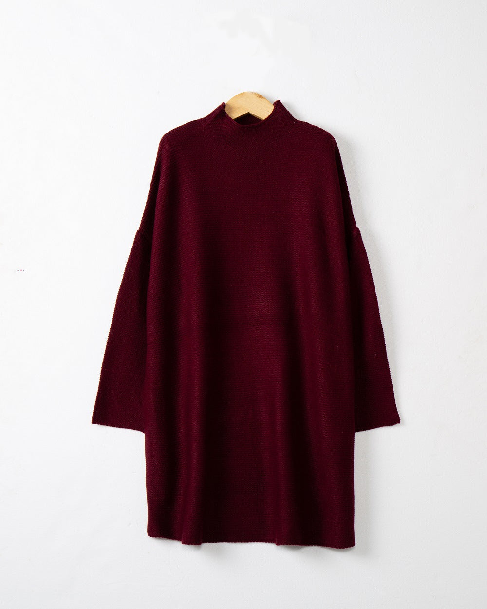 Ladies Large soft knit turtleneck sweater Lune London