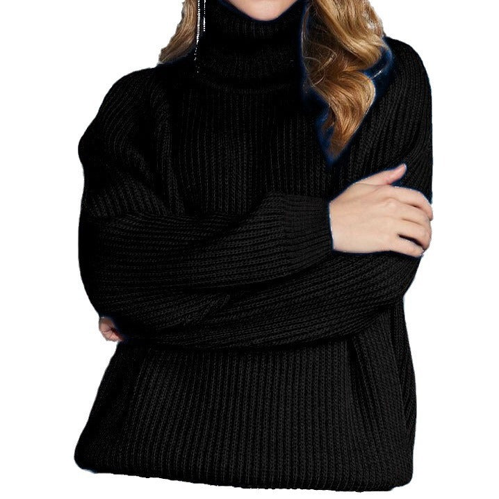 Lune London loose turtleneck sweater for women