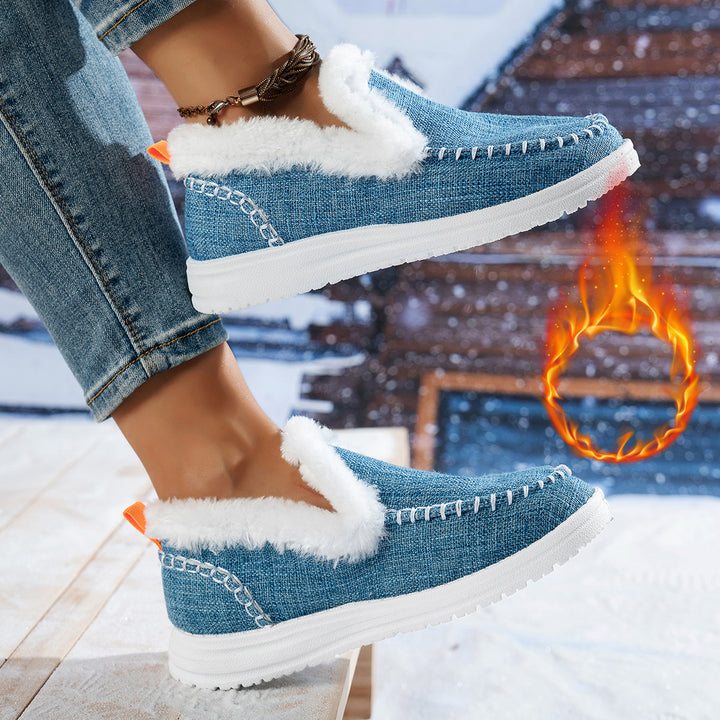 Ladies Comfortable and Cozy Sneakers Lune London