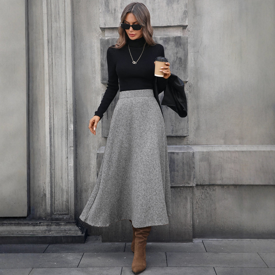 Jupe évasée à large coupe pour femmes Chic & Stil