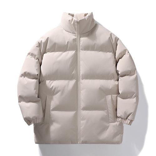 Women's down jacket with high collar and practical zipper Lune London