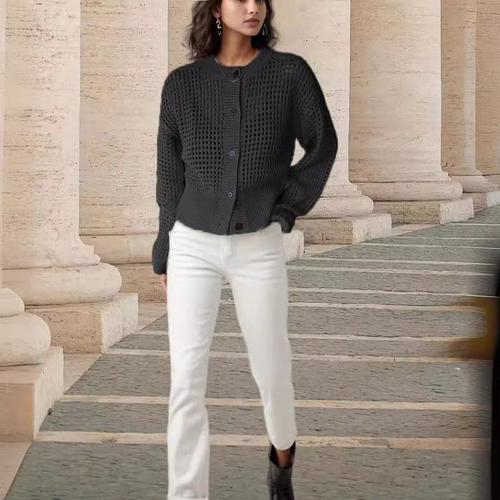 Women airy knit cardigan Lune London