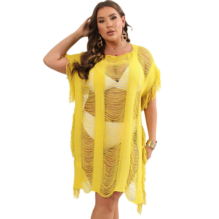 Women Elegant Bohemian Fringe Beach Cover Lune London