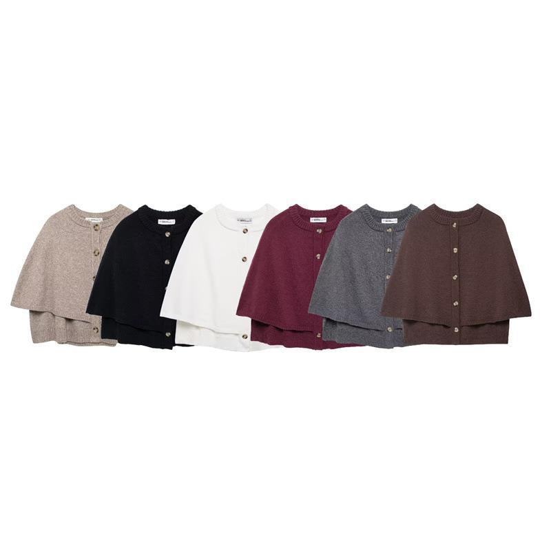 Ladies trendy poncho sweater Lune London