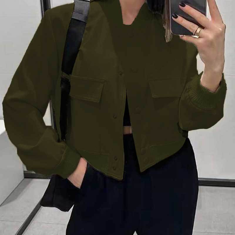 Veste Bomber imprimée artistique pour femmes Chic & Stil