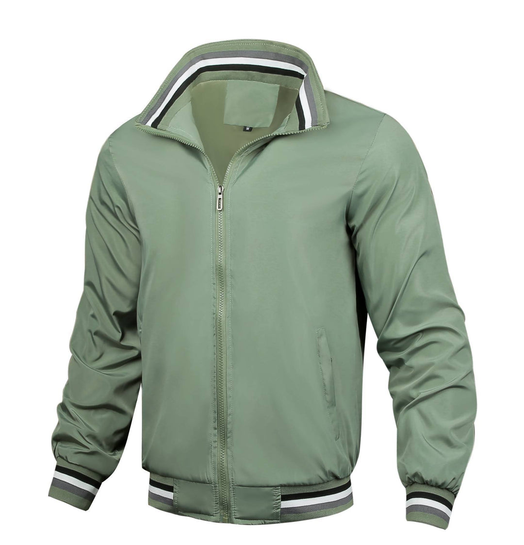 Men's sport jacket with structured collar and breathable technology Lune London