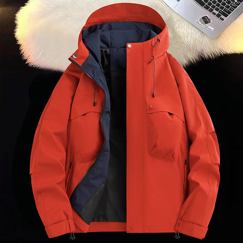 Functional jacket for men breathable and water-repellent with spacious pockets Lune London