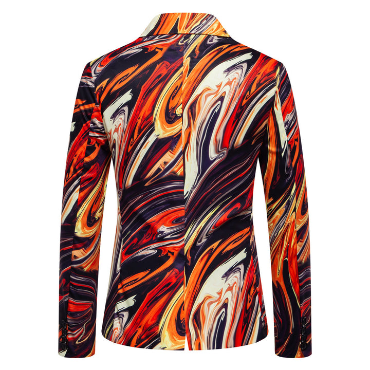 Designer Blazer for men with striking marble pattern Lune London