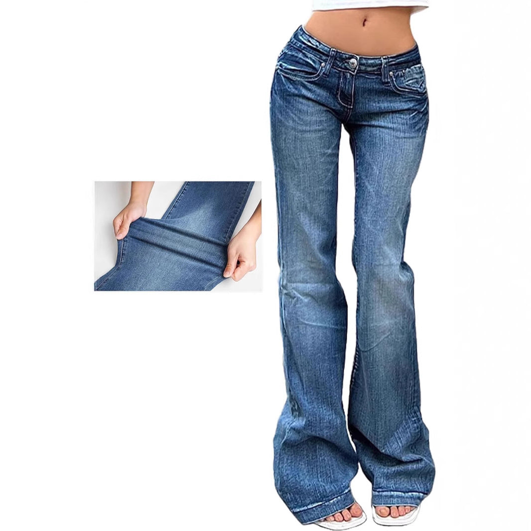 Women Bootcut Jeans with flexible fit and high waist Lune London
