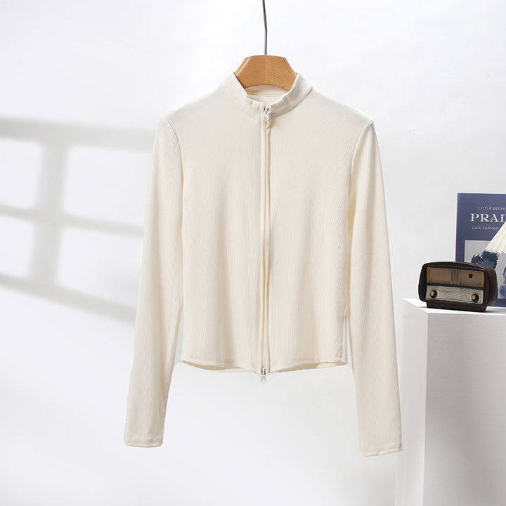 Veste de sport élégante et fonctionnelle pour femmes avec col haut Chic & Stil