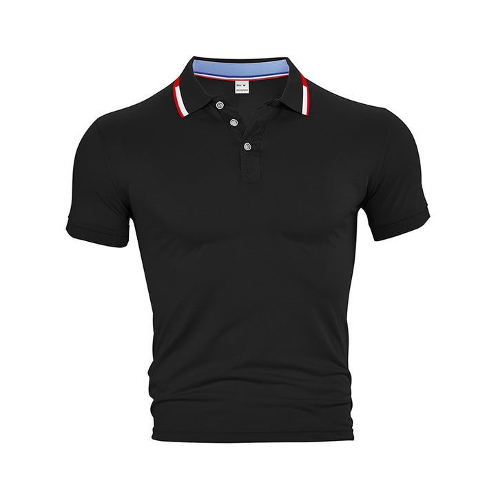 Men's polo shirt with modern cut and breathable structure Lune London