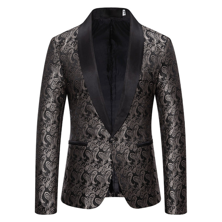 Elegant tuxedo blazer for men with luxurious paisley pattern Lune London