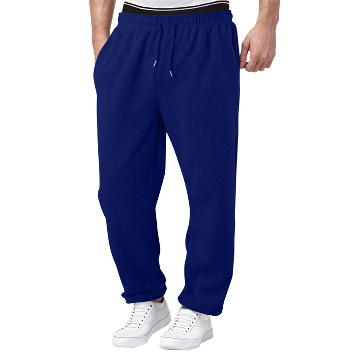 Comfortable men's jogger pants with elastic waistband and side pockets Lune London