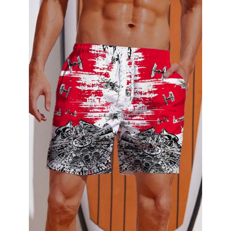 Men's Graphic Printed Psychedelic Swimwear Lune London