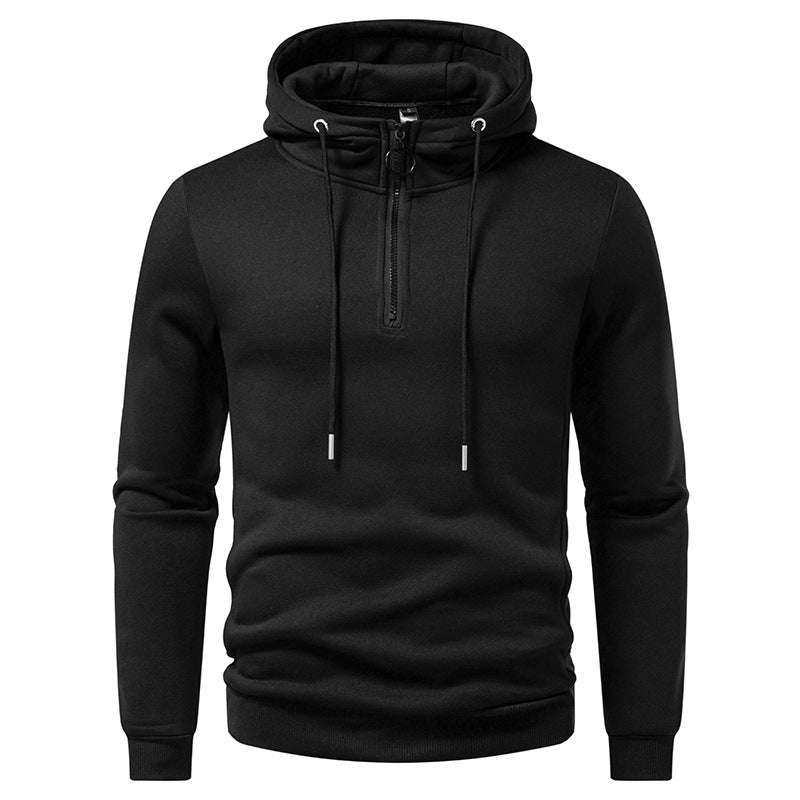 Men's hooded tops with modern zipper closure and breathable material Lune London