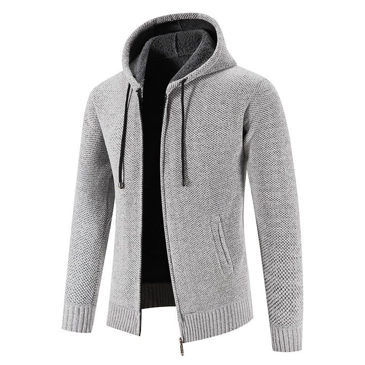 Hooded jacket for men with soft lining and innovative design Lune London