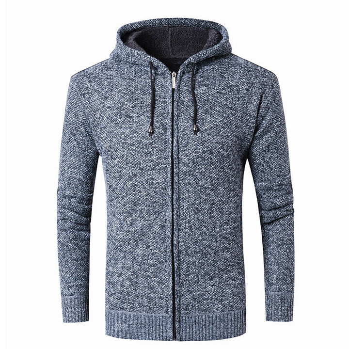 Men's Modern Cardigan with Hood and Soft Inner Lining Lune London