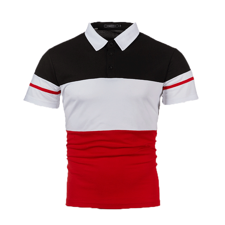 Men's polo set and swim shorts with modern Lune London accents