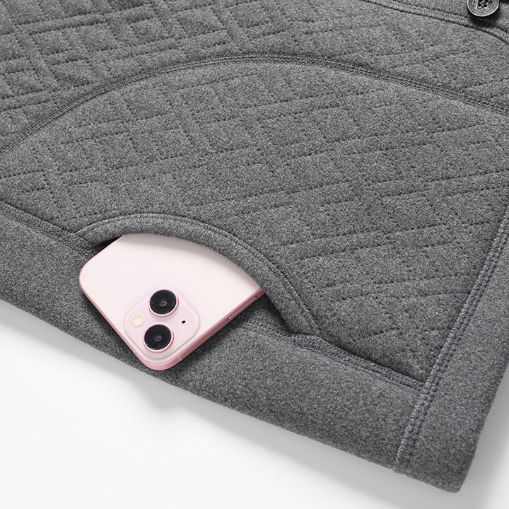 Quilted vest for women with practical pockets and modern design Lune London