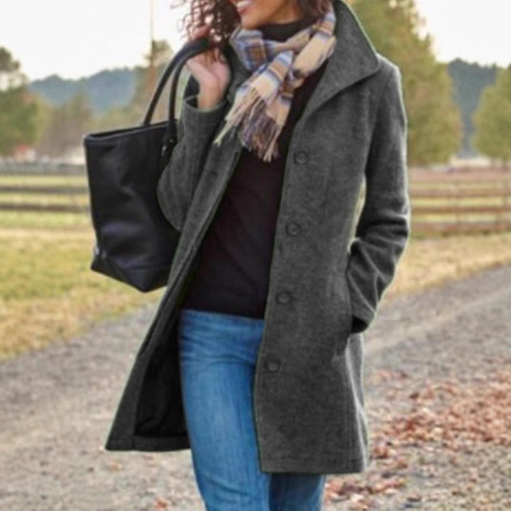 Classic Lune London Women's Blazer Coat with Lapels