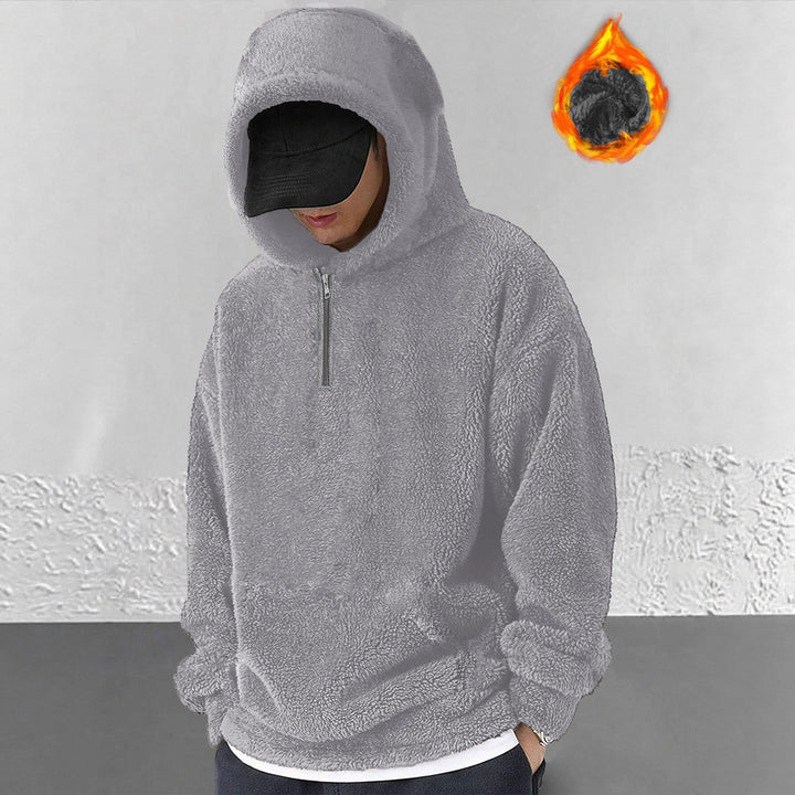 Ladies micro-fleece hooded sweatshirt Lune London