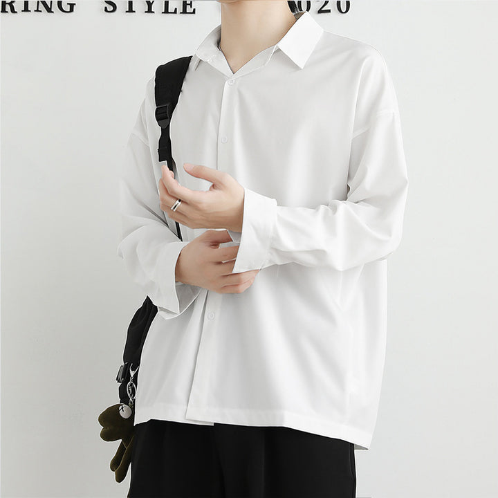 Elegantly tailored long-sleeve shirt for men in high-quality fabric Lune London