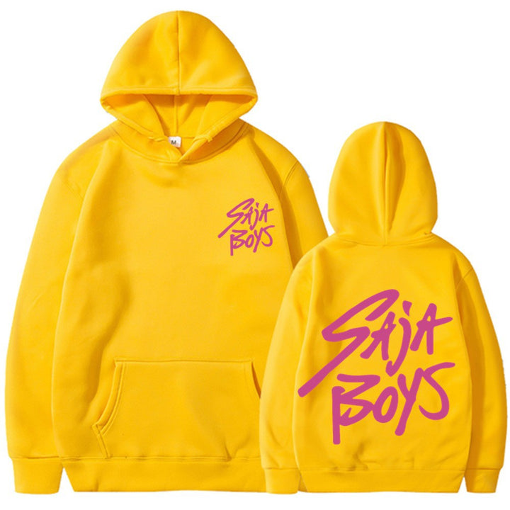 Women's hoodie with distinctive lettering and kangaroo pocket Chic & Stil