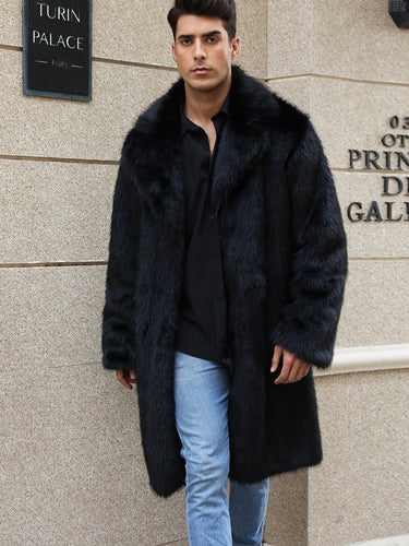 Elegant fur jacket for men Lune London