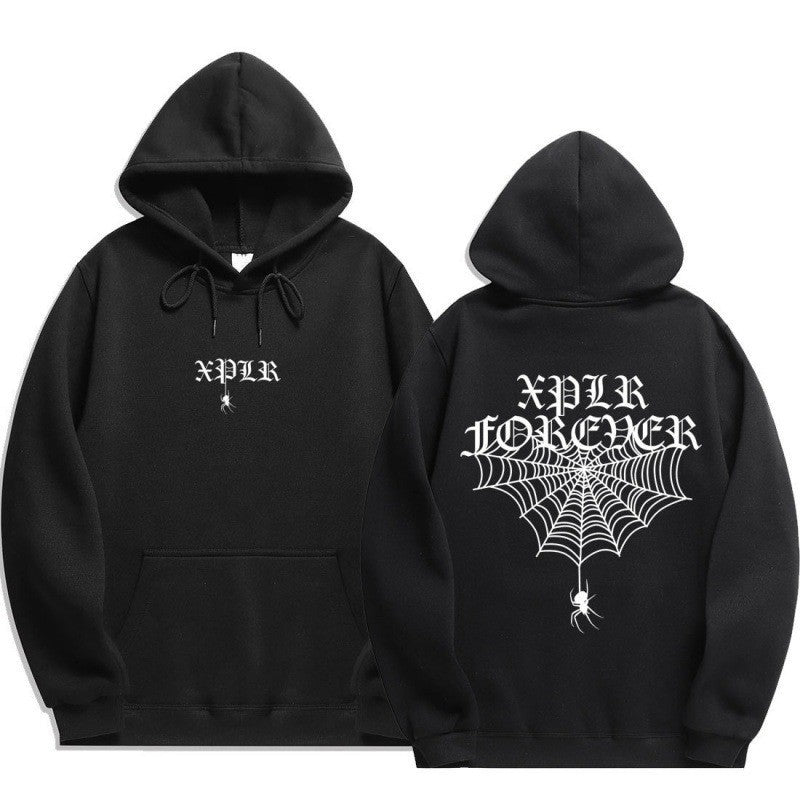 Women’s hoodie with cool graphic prints and kangaroo pocket Chic & Stil