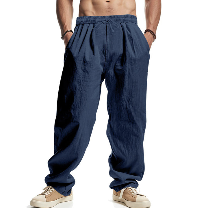 Casual cotton jogging pants for men with elastic waist Lune London