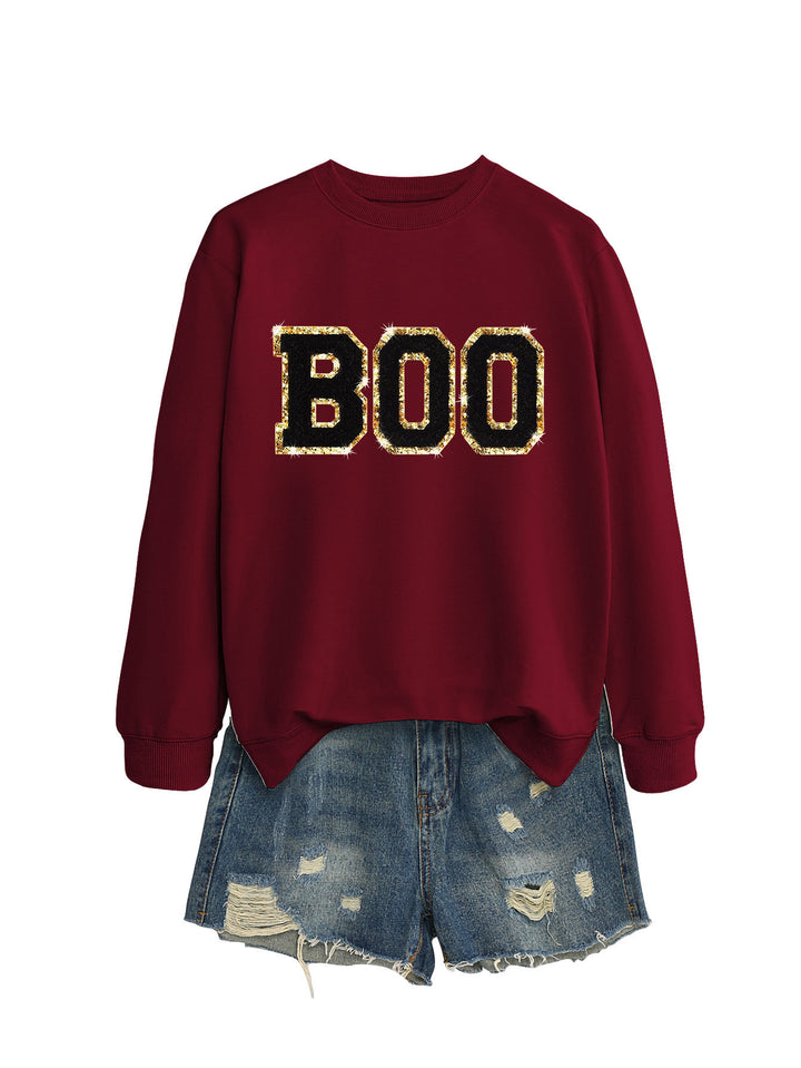 Sweat-shirt femme avec impression scintillante Chic & Stil