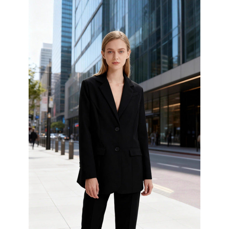 Womens modern blazer with relaxed fit Lune London