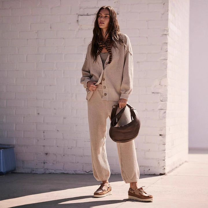 Oversized casual jacket for women with functional pockets and delicate button details Lune London