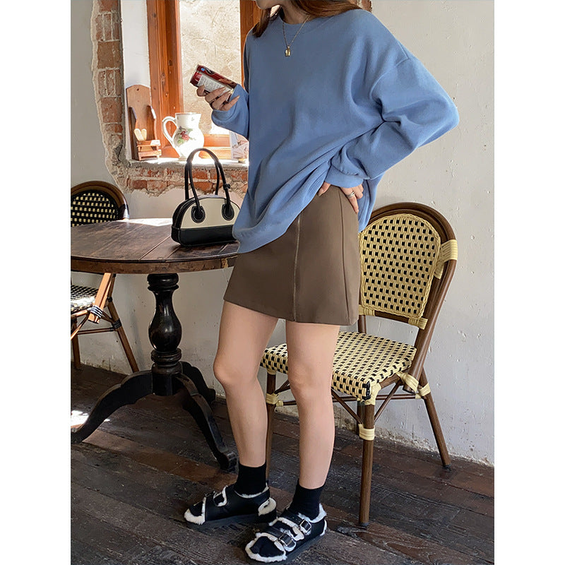 Ladies oversized sweatshirt with raglan sleeves Chic & Stil