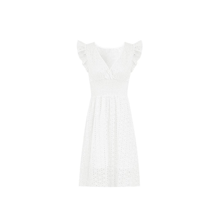Lune London Women's Fluid A-line Dress with Lace