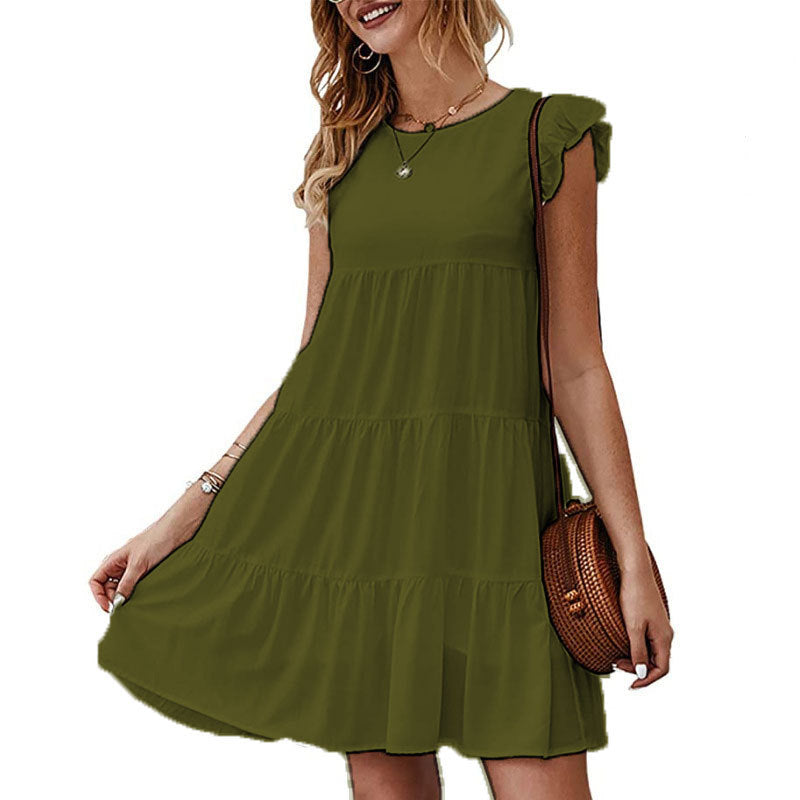 Casual dress for women with ruffle detail and elegant cut Lune London