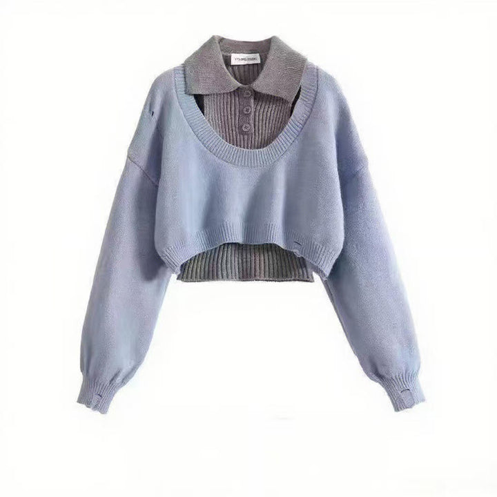 Pull court à la mode pour femmes avec un design unique Chic & Stil