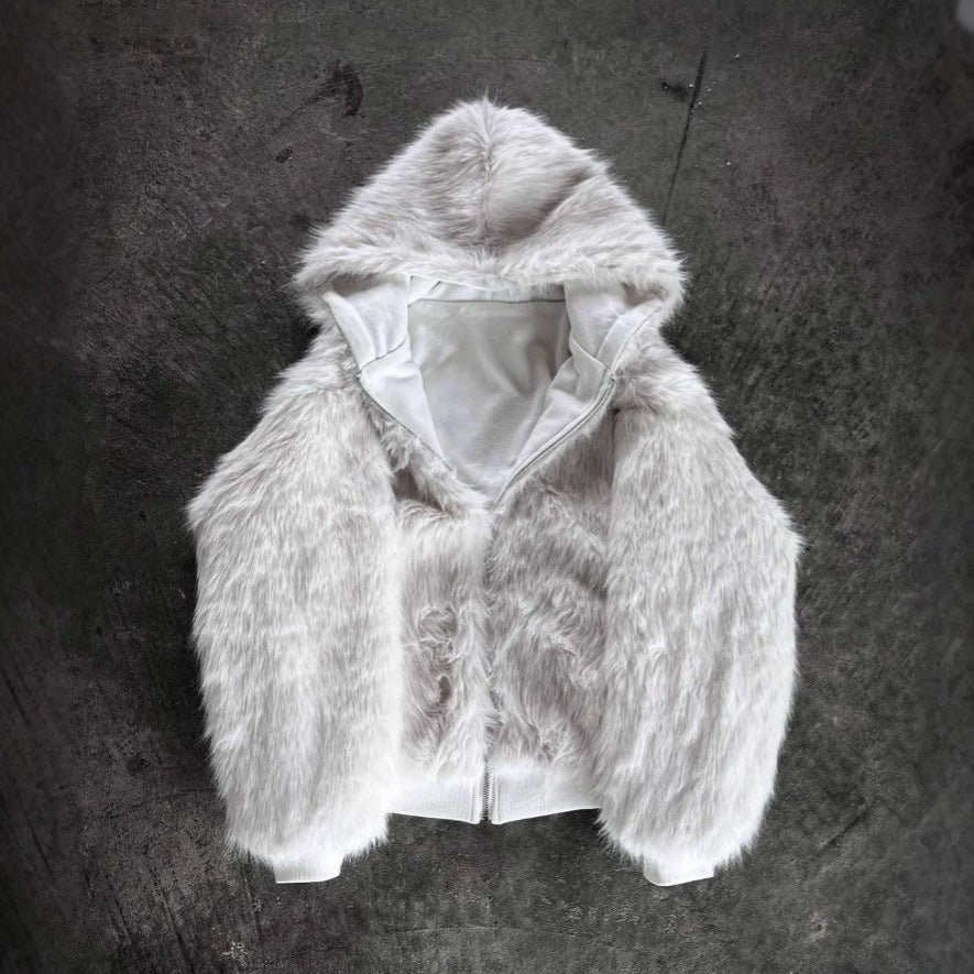 Veste à capuche douce et chaude pour femmes Chic & Stil