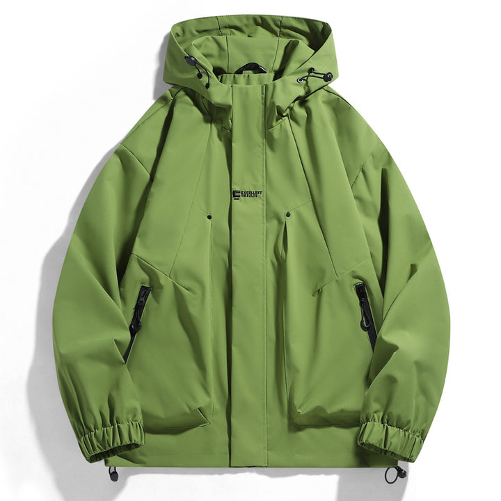 Functional outdoor jacket for men with water and wind protection Lune London