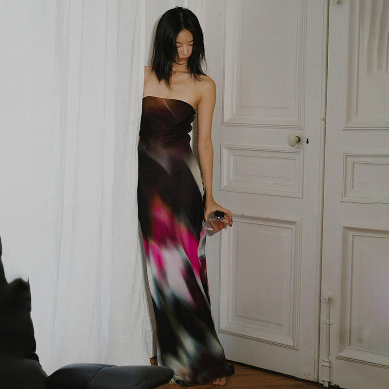 Lune London Strapless Maxi Evening Dress for Ladies