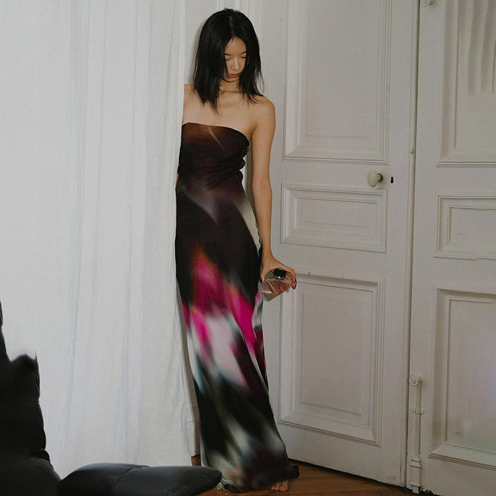 Lune London Strapless Maxi Evening Dress for Ladies