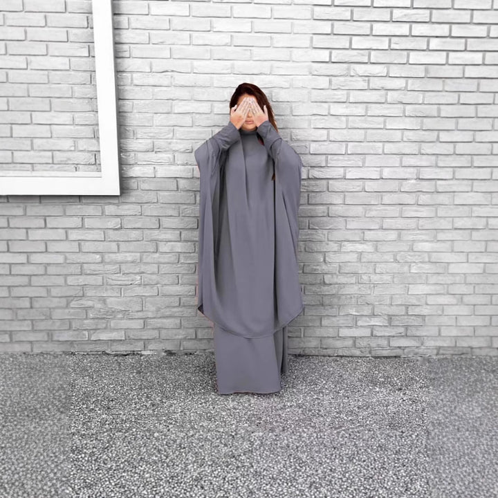 Kaftan à manches longues pour femmes avec coupe élégante et design large Chic & Stil