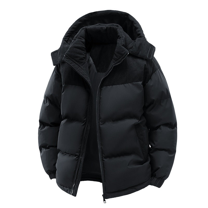 Ladies elegant quilted jacket with practical pockets and adjustable hood Lune London