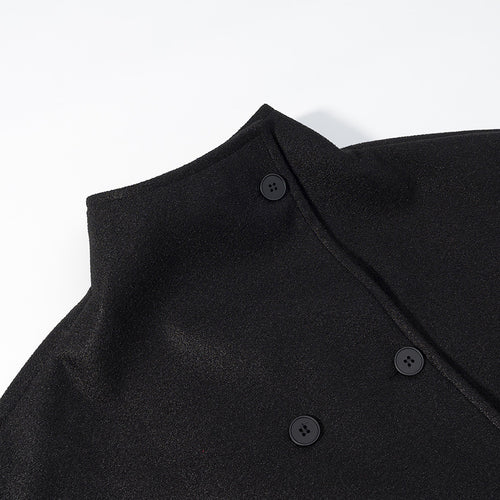 Ladies fashion jacket with high collar and double-breasted Lune London